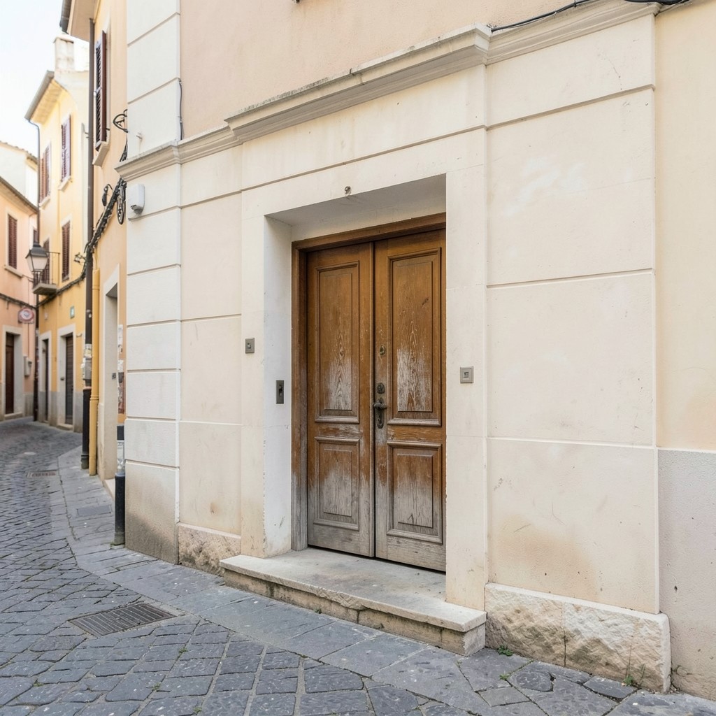 Fachada de despacho profesional en una calle tranquila de Tarragona